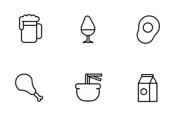 Free Food And Beverages Icon Pack