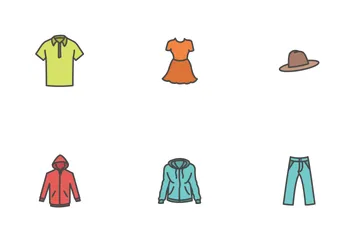 Free Free Clothing Fill Color Icons Icon Pack