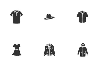 Free Clothing Solid Icons
