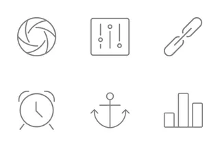 Free Line-Style Web Icons