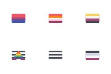Free Genders Flags Icon Pack