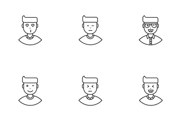 Free Gesichtsausdruck Symbolpack