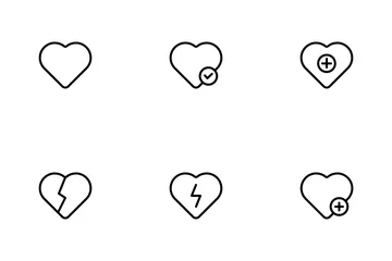 Free Heart [Lineal] Icon Pack