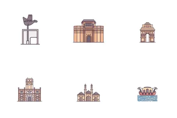 Free Heritage Places - Indian Cities Icon Pack