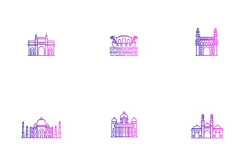 Free Heritage Places - Indian Cities  Icon Pack