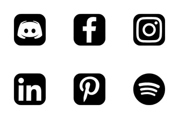 Free Icono de redes sociales Paquete de Iconos