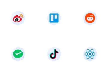 Free Iconografía de las redes sociales Paquete de Iconos