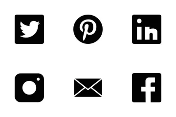 Free Iconos de redes sociales Paquete de Iconos