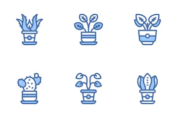 Free Indoor Plants Icon Pack