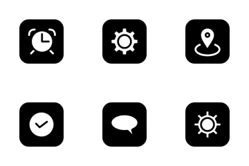 Free Interfaccia utente Android Vol 1 Icon Pack