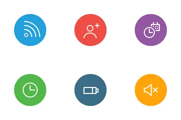 Free Interfaz de usuario de Android Paquete de Iconos