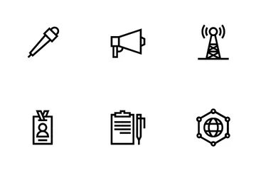 Free Journalist Icon Pack