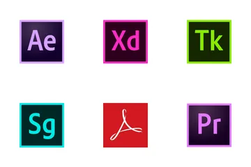 Free Kit de produits Adobe Pack d'Icônes