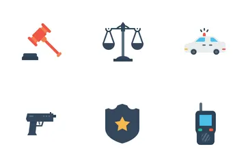 Free Kriminalität und Sicherheit Paquete de Iconos