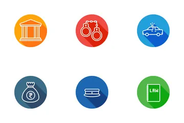 Free Kriminalität und Sicherheit Paquete de Iconos