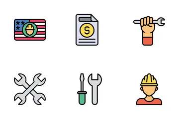 Free Labor Day Icon Pack