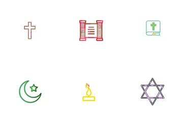 Free Linear Religion Icon Pack