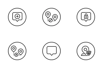Free Location And Pin Icon Pack