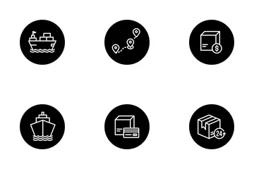 Free Logistic Delivery Icon Pack