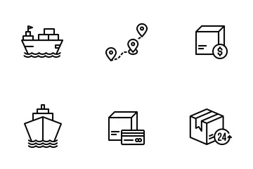 Free Logistic Delivery Icon Pack