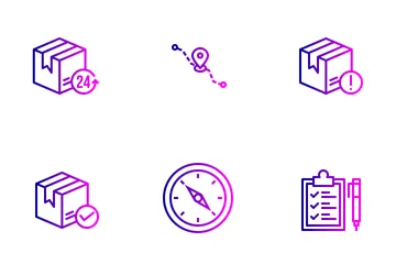 Free Logistiklieferung Symbolpack
