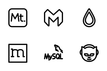 Free Logo technologique Vol 5 Pack d'Icônes