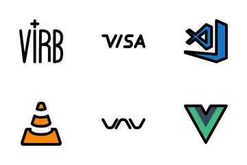 Free Logo technologique Vol 7 Pack d'Icônes