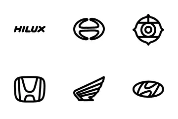 Free Logotipo De Automoción Marca Paquete de Iconos