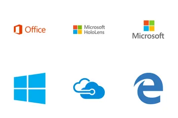Free Logotipo Das Marcas Microsoft Pacote de Ícones