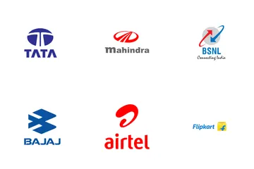 Free Logotipo de empresas indianas Pacote de Ícones