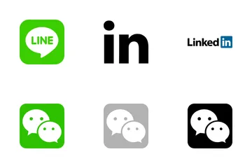 Free Logotipo de redes sociales Paquete de Iconos