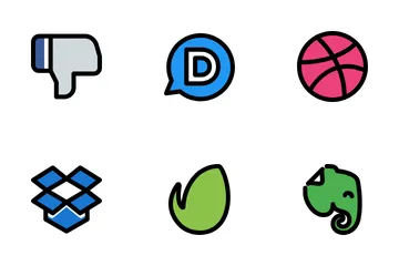 Free Logotipo social Paquete de Iconos