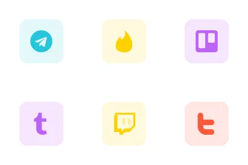 Free Logotipo social Paquete de Iconos