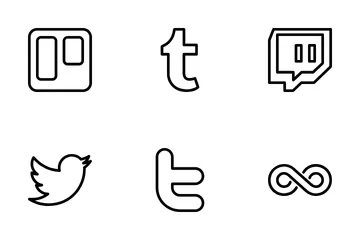 Free Logotipo social Paquete de Iconos