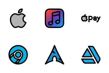 Free Logotipo da Tecnologia Vol 1 Pacote de Ícones