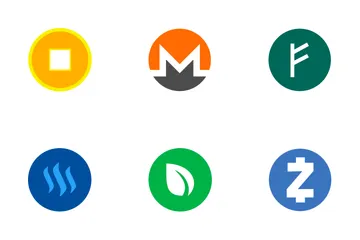 Free Logotipos criptográficos Pacote de Ícones