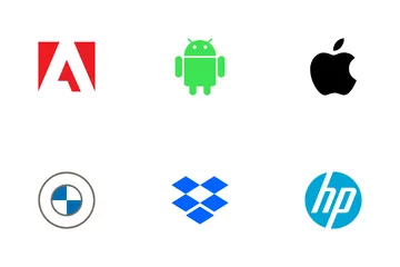 Free Logotipos de grandes marcas Pacote de Ícones