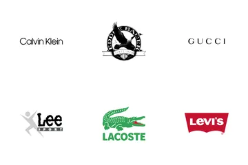 Free Logotipos de marcas de moda e roupas Pacote de Ícones
