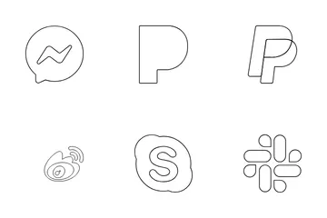 Free Logotipos de mídia social Pacote de Ícones