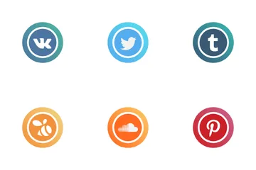 Free Logotipos de redes sociales Paquete de Iconos