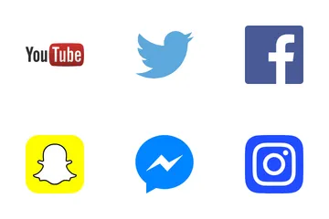 Free Logotipos de redes sociales Paquete de Iconos