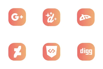 Free Logotipos de marcas de empresas Pacote de Ícones