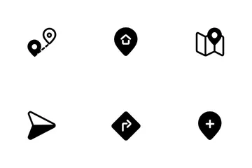 Free Map And Location Icon Pack
