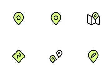 Free Map And Location Icon Pack