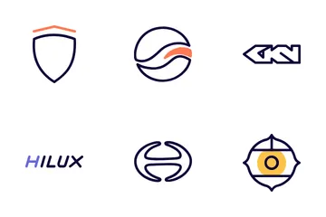 Free Logotipo De Automoción Marca Paquete de Iconos