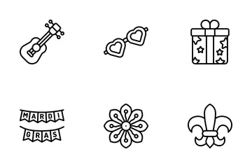 Free Mardi Gras Icon Pack