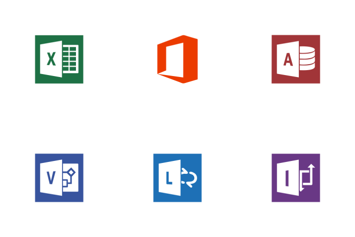 Download Microsoft Office Icon pack Available in SVG, PNG & Icon Fonts