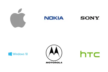 Free Mobile Brand Logos Icon Pack