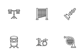 Free Music Instrument Icon Pack