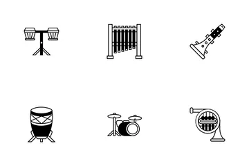 Free Music Instrument Icon Pack